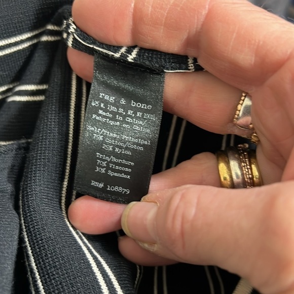 Rag & Bone Regan Stripe Knit Skirt NWT size M - Picture 9 of 9